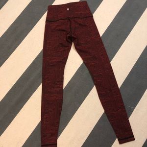 Lululemon wunder Under high rise leggings